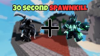 WARDEN  GRIM REAPER IS THE BEST KIT COMBO Roblox Bedwars [upl. by Wolliw]