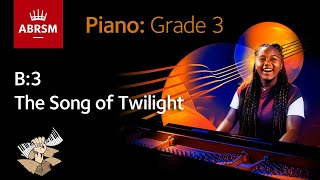 The Song of Twilight  ABRSM Piano Grade 3 2023 amp 2024 B3  Synthesia Piano tutorial [upl. by Aicena]