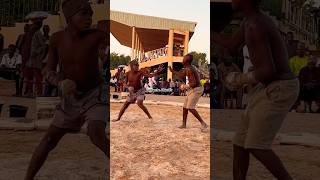 Alhaini wuta wuta 🆚 najamawa sports africanknockout dambe shorts subscribe [upl. by Leerzej428]