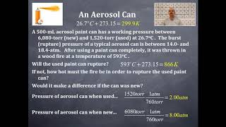 Gases 16 An Aerosol Can [upl. by Ulick]