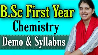 BSc FIRST YEAR 2022  CHEMISTRY  DEMO amp SYLLABUS  JOIN US IF YOU WANT THE BEST Sambhavinstitute [upl. by Brandice]