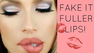 Fake it FULLER LIPS  Overlining lips tutorial [upl. by Niarfe]