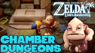 Zelda Links Awakening 100 Walkthrough Switch Part 21  Dampes Chamber Dungeon Rewards [upl. by Laban]