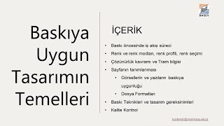 Baskıya Uygun Tasarımın Temelleri Bölüm 1 I Renk ve Renk Modları Renk Profili Renk Seçimi Eğitimi [upl. by Kant185]