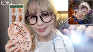 English ASMR Ear Cleaning amp Acupuncture Clinic👂💤Some Japanese whispers [upl. by Onabru]