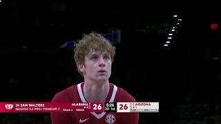 Sam Walters vs Arizona 15 PTS 36 3P 68 FT [upl. by Tezile]