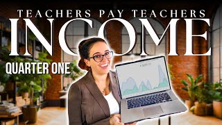 📍 TPT INCOME REPORT → My 2024 Quarter One Teachers Pay Teachers Money Views amp Conversion Rates [upl. by Nosyt]