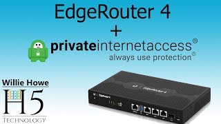 EdgeRouter 4 Private Internet Access VPN Testing PIA [upl. by Barram]