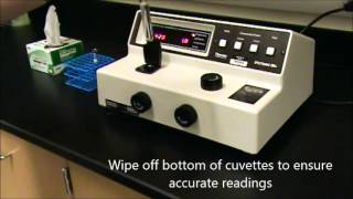 How To Use A Spectrophotometer [upl. by Nyret]