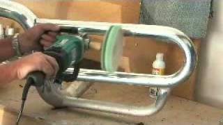 Polishing Buffing Alloy Bull Bars [upl. by Naryk20]