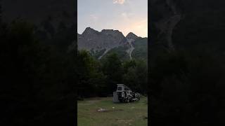 spot bivouac camping car 4x4 Albanie voyage offroad overlanding4x4 overlanding travel [upl. by Lymn]