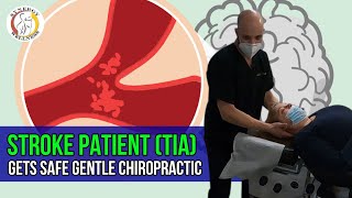 Stroke Patient TIA Vertebral Artery Dissection gets SAFE Gentle Chiropractic [upl. by Alic27]