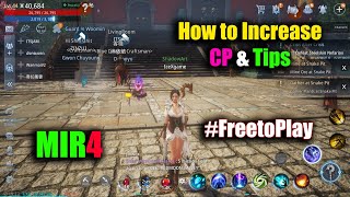 MIR4 How to Increase CP amp Tips [upl. by Noiztneb396]