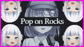 Gura vibing to Ames Pop on Rocks [upl. by Silvers]