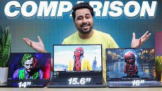 14 inch Laptop vs 156 inch Laptop vs 16 inch Laptop in 2024 ⚡ Which Laptop Size Should You Choose [upl. by Nelo]