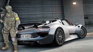 GTA IV 2015 Porsche 918 Spyder  Sound Mod  PlayerPed [upl. by Neeruam]