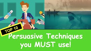 Persuasive Techniques Ten Superior Techniques to Improve your Writing [upl. by Anima]