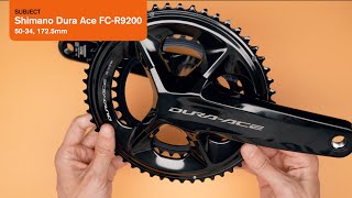 Shimano Dura Ace R9200 Crankset Real Weight [upl. by Anij]