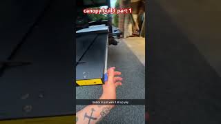 building a canopy fit out part 1 4x4 automobile overlanding4x4 d22 canopy fitout 4wd247 [upl. by Ellerahc642]