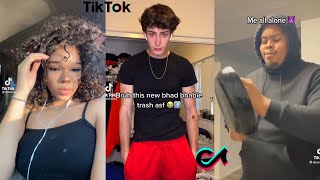 Blowing up his phone I know Im trippin for no reason  22 remix Bhad Bhabie Tiktok Compilation [upl. by Brine]