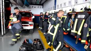 Salida de los Bomberos Voluntarios de Los Realejos [upl. by Alyad532]