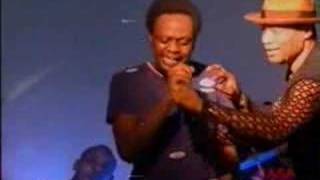 Koffi Olomide amp Quartier Latin live Gros Bebe vocaux [upl. by Aerdnaid370]