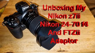 Nikon z7 ii Unboxing [upl. by Ihsoyim]