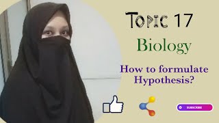 Formulation of hypothesis Class 9th Biology Chapter 2 [upl. by Barimah]