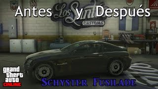 Antes y Después  Schyster Fusilade GTA Online PS4 [upl. by Inohs781]