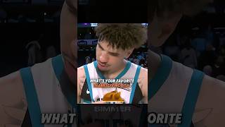 Lamelo Ball’s Favorite Thanksgiving Food 🦃🍽️ shorts [upl. by Talyah366]