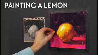 Still Life  Painting A Lemon [upl. by Comptom]