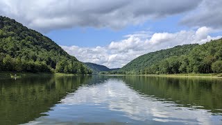 Kayak fishing the Allegheny River my first time fishing moving water [upl. by Punak]