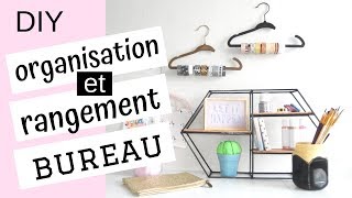 DIY fr  RANGEMENT ET ORGANISATION BUREAU  facile à faire [upl. by Adok]