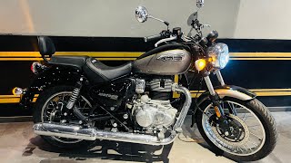 2024🔥Royal Enfield Meteor 350 Aurora Black Details Review  On Road Price Mileage New Features [upl. by Imaon]