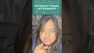 International internship🔥 at competitive stipend✅ internship international shorts viralshorts [upl. by Hailey819]