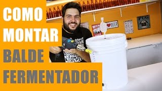 Como Montar  Balde Fermentador [upl. by Shult]