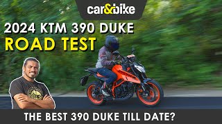 2024 KTM 390 Duke Review  Road Test  carandbike [upl. by Aratas205]