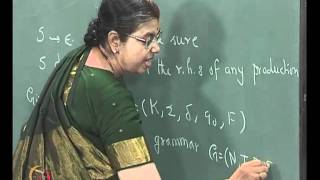 Mod02 Lec12 EQUIVALENCE BETWEEN FSA AND TYPE 3 GRAMMARS [upl. by Fanechka]