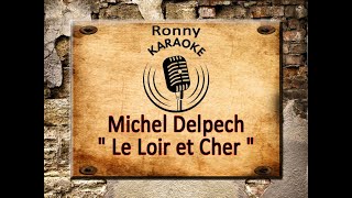 Michel Delpech  Le Loir et Cher  Karaoke avec texte [upl. by Giule]