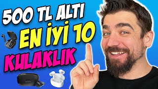 500TL ALTI EN İYİ 10 BLUETOOTH KULAKLIK [upl. by Cookie]