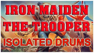 Nicko McBrain  The Trooper  Isolated Drums [upl. by Glynis]