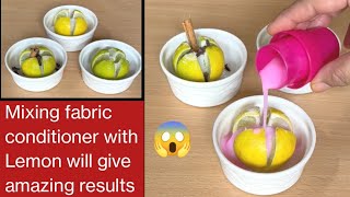 Mixing fabric conditioner with salt and lemon will give amazing results [upl. by Manton]