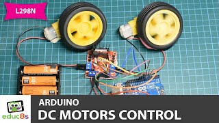 How to control a DC motor with L298N driver and Arduino Uno [upl. by Cirillo]