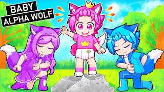 Playing as BABY ALPHA WOLF in Roblox [upl. by Arat]