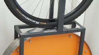 Continental Race King Performance ShieldWall 29x200 Rolling Resistance Test spin up video [upl. by Franni771]