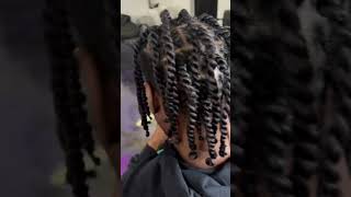 Men’s TwoStrand Twists  Clean amp Trendy twiststyles haircare locs [upl. by Nwahsem]