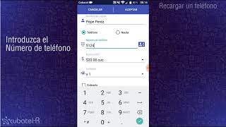 Cubatel Retail  Recargar un Teléfono TutorialesCubatel [upl. by Eilsil]