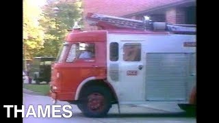 Fire Brigade being called out  Fire Station  vintage Fire Engine  Seeing and Doing  1975 [upl. by Yzeerb453]