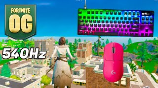 SteelSeries Apex Pro TKL ASMR 😴 Fortnite OG Reload 🏆 Satisfying Keyboard Fortnite 360 FPS 4K [upl. by Mcneil]