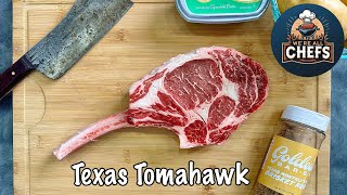 Tomahawk Steak  Reverse Sear on the Traeger [upl. by Anyrb]